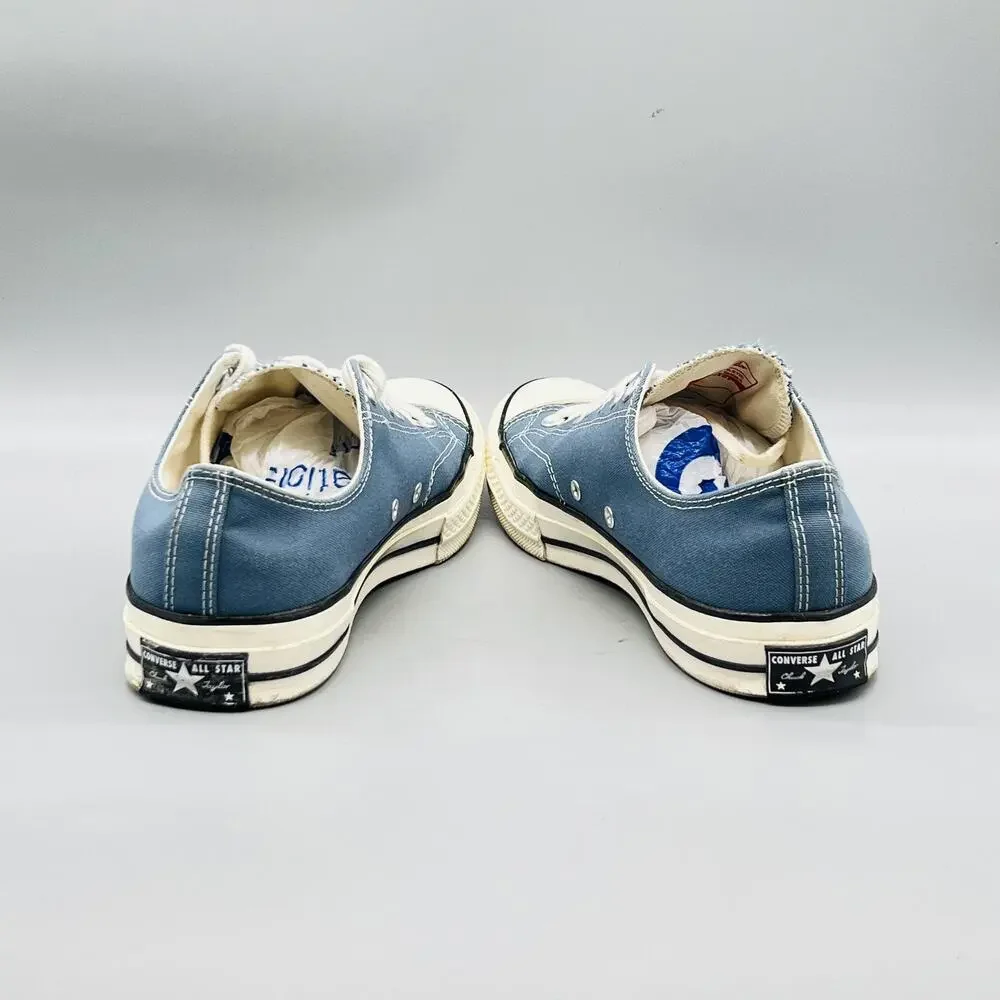 Converse Shoes Mens 10 Blue Canvas Chuck Taylor All Star Sneakers Comfort Casual - Picture 6 of 10